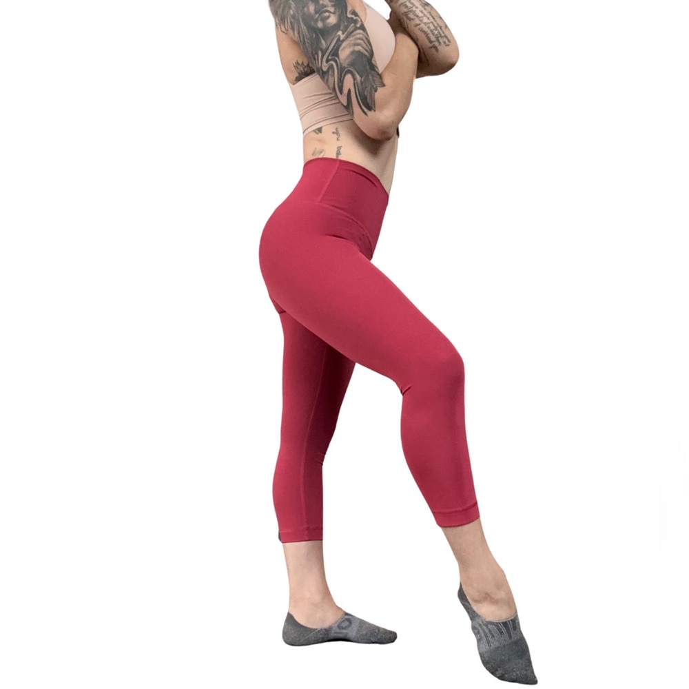 Wunder Under Crop (Hi-Rise) - 21” : Dusty Rose